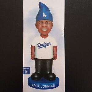 Magic Johnson 2016  Los Angeles Dodgers Gnome New in Box